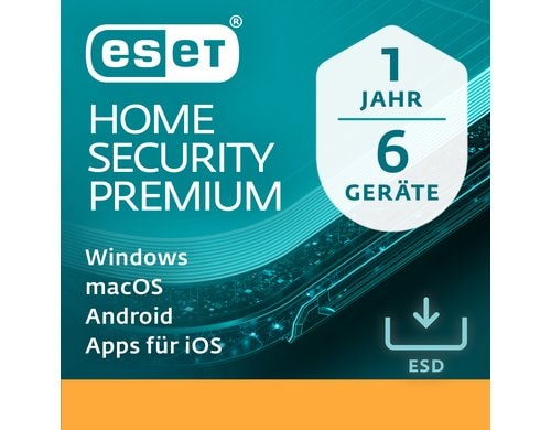 ESET HOME Security Premium RNW, 1yr, 6us, ML