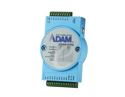 Advantech ADAM-6050-D 18 Kanal DI/O Modul 12-CH DI, 6-CH DO, Ethernet-based smart I/O
