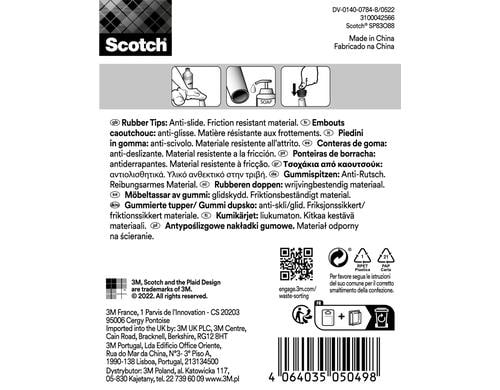 Stuhlbeingleiter, schwarz, Ø 18mm, Robuste Stuhlgleiter von Scotch