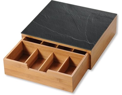 Kesper Kaffee & Tee Organizer Bambus