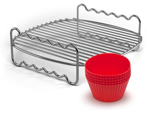 Philips Party Kit HD9904/01 Grillrost, 7 Muffin Cups