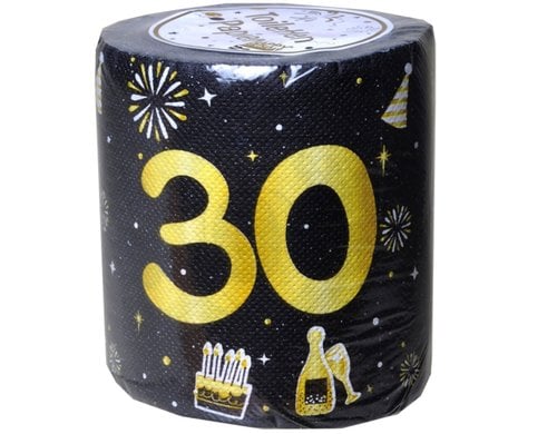 Trendcompany Scherzartikel Wc Papier, 30. Geburtstag