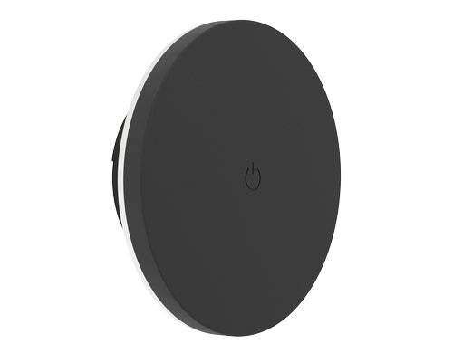 EGLO LED Aussenwandleuchte Valgiano Ø150 mit Touch, schwarz