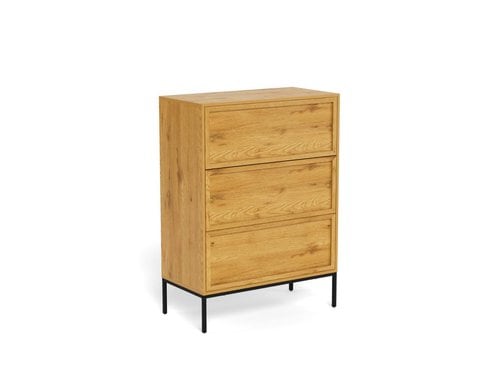 AC Design Kommode Palmdale Eiche hell, 80x40x110 cm