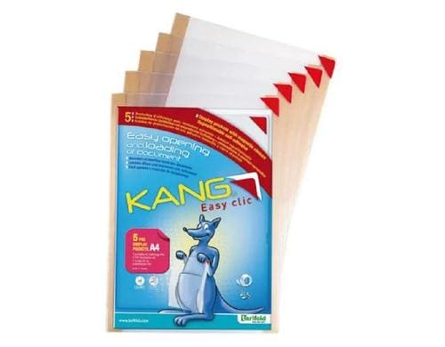 Tarifold Sichttafel Kang Easy clic transparent, 5 Stk