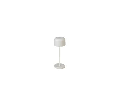 Konstsmide USB-Tischleuchte Lille MINI Weis LED ww 2200/2700K, Akku, Dimmbar / IP54