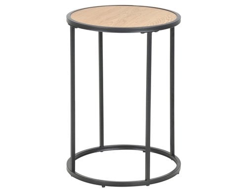 AC Design Beistelltisch Seaford Braun, Ø40x55 cm