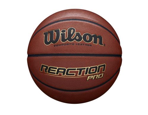 Wilson Basketball Reaction Pro 295 SZ 7 Cat. Silber, Grösse: 7, Brown