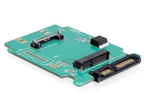 Delock mSATA zu SATA Adapter Betrieb von mSATA Geräten an 2.5 SATA