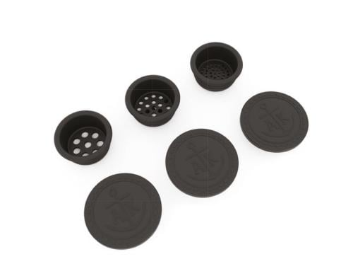 Korkenglas Streuaufsatz 3 Korkengläser