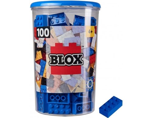 BLOX 100 blaue 8er Steine in Dose