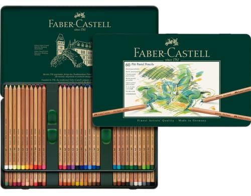 Faber-Castell Farbstift Pitt Pastell 60er Metalletui