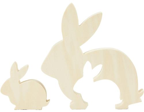 Creativ Company Aufsteller 2in1 Hase H: 5 + 10.5 cm / B: 5 + 10 cm