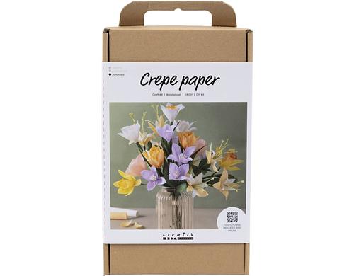 Creativ Company Bastelset Krepppapier Oster-, Frühlingsstraus