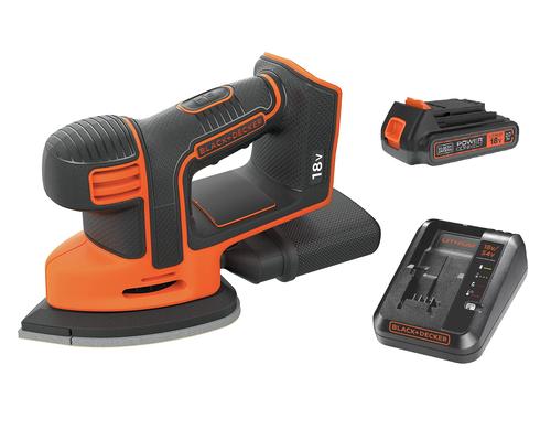 Black+Decker Dreieckschleifer, 18V Kit mit Gratis-Akku und Ladegerät