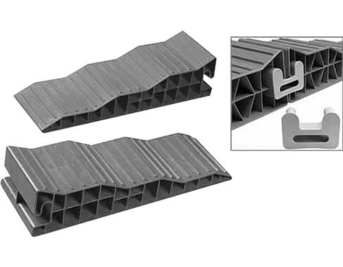 froli Auffahrkeil Stufenkeil 2 Stk. schwarz, 2. Stk. ohne Tasche
