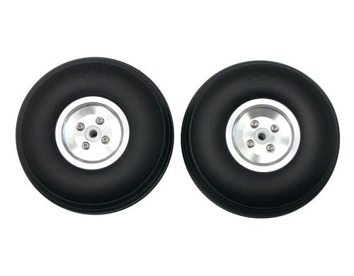 Flugmodellrad mit Alufelge Ø 102mm 2 Stück