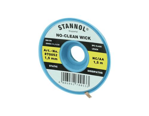Stannol NC-AA Entlötlitze 1.5mm x 1.5m halogenfrei