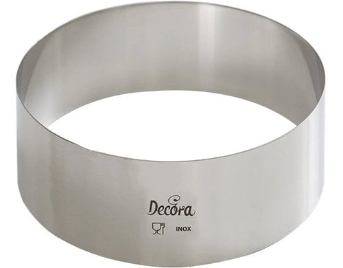 Decora Edelstahl Backring 10cm x 4.5cm