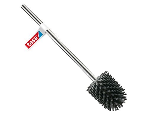 tesa WC-Bürsten-Set Ersatzhalterung ohne ohne Bohren, silber