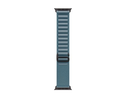 Apple AlpineLoop Black Titanium Finish 49mm, Light Blue, Medium