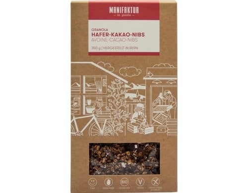 Granola Hafer-Kakao-Nibs 350 g
