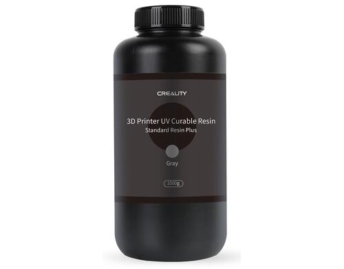 Creality LCD Resin Plus 1Kg Grau UV Resin für DLP / SLA 3D, 1Kg, Grau