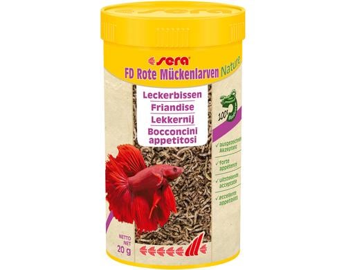 sera FD Rote Mückenlarven Nature 250 ml (20 g)