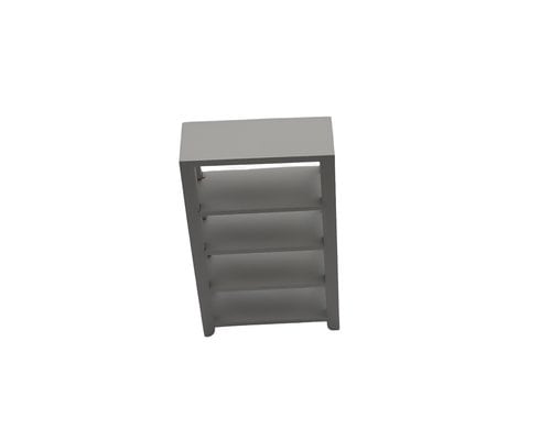 Bottsa Mini-Figur Regal weiss 7,5 x 3 x 12 cm