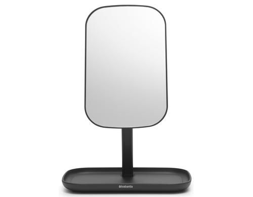 Brabantia Kosmetikspiegel ReNew Dark Grey H: 28.3cm, B: 20cm, L: 12.6cm