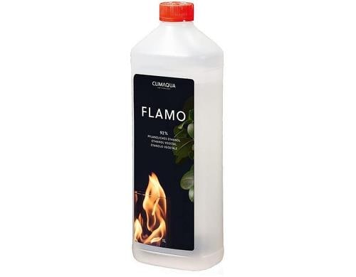 Climaqua Flamo Ethanol für dekorative Feuerstellen, 1 Liter, In/Outdoor