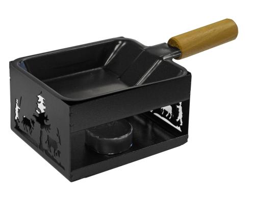 Heidi Cheese Line Raclette Uno 1 Pfännchen, 1 Spachtel, 3 Kerzen