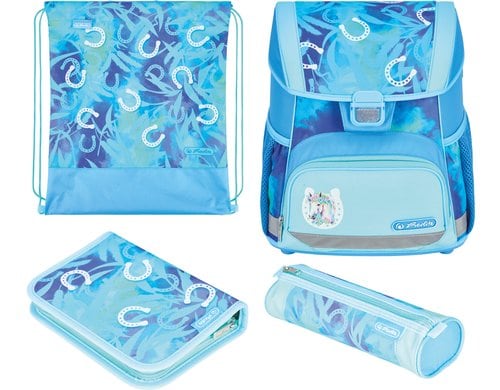 Herlitz Schulthek Loop Plus Horse 4-teiliges Set, 17 l