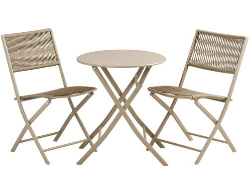 House Nordic Bisto-Set Arcas Stahl, Seil