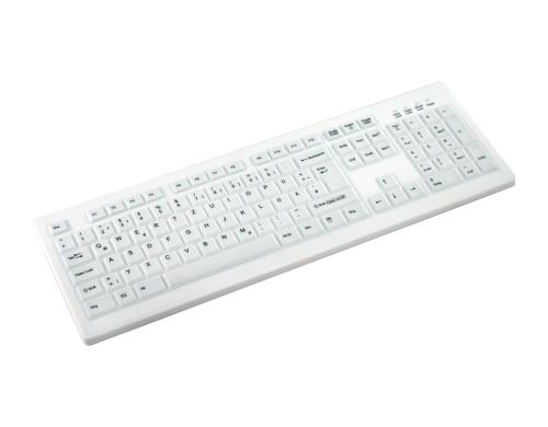 Active Key desinfizierbare Tastatur, weiss USB, vollversiegelt IP68