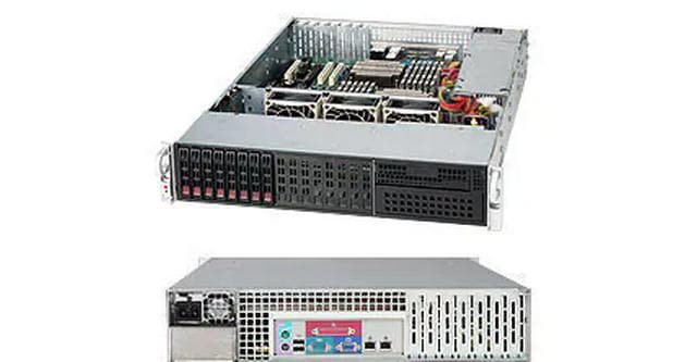 Supermicro CSE-213LT-600LPB: 2U Chassis 8x 2.5 hot-swap Bays, 1x 600W PSU