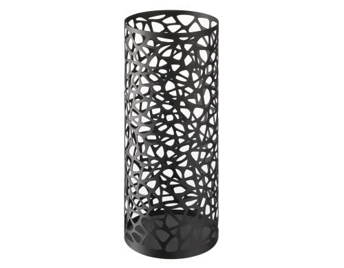 Yamazaki Schirmständer Nest schwarz 19x19x46.5cm, Edelstahl