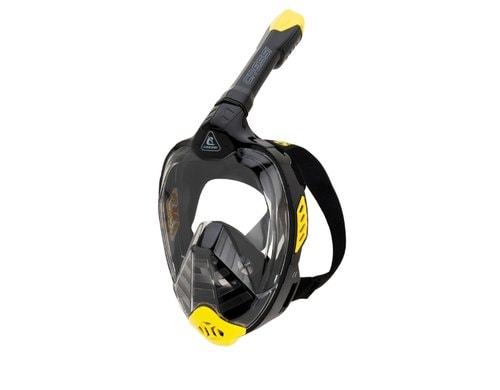 CRESSI BALI FULL FACE MASK BLACK/YELLOW S/M