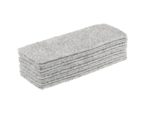 BüroLine Whiteboard Löscher Ersatz-Filzstreifen, 12 Stk