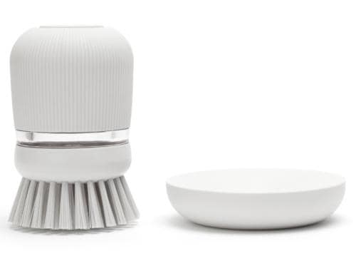 Brabantia Spülbürste mit Seifenspender ligh grey, Kunststoff