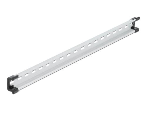 Delock Hutschiene 50cm, mit Schlitzlöcher 500 x 35 x 15 mm, Aluminium