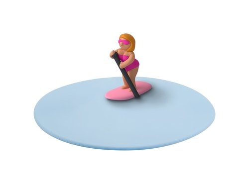 Lurch Glasabdeckung Mein Deckel Summer Fun Pia Paddle