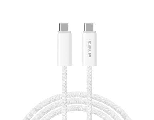 4smarts USB-C PremiumCord, 1.5m 240Watt, Farbe: Weiss