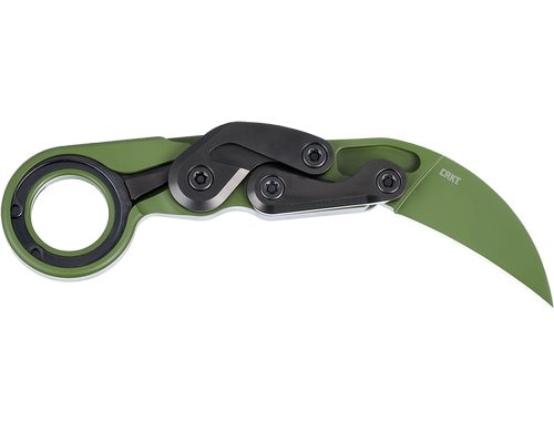 CRKT Provoke Multicam bright green Länge geschl: 12.59cm Länge offen: 18.41cm