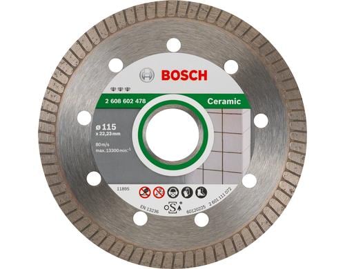 Bosch Professional Diamanttrennscheibe Best for Ceramic, 115 x 1,4 x 7 mm