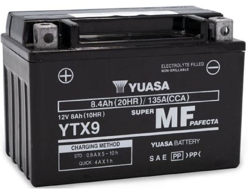 YUASA AGM 12V/8Ah/135A LxBxH: 150 // 87 // 105 // S:1