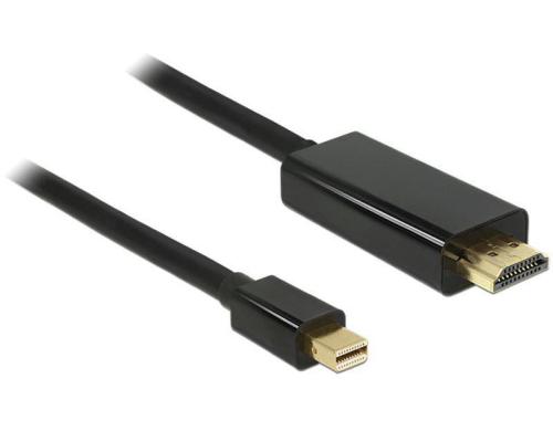 Delock MiniDisplayPort - HDMI, 1m Schwarz, HDMI-A