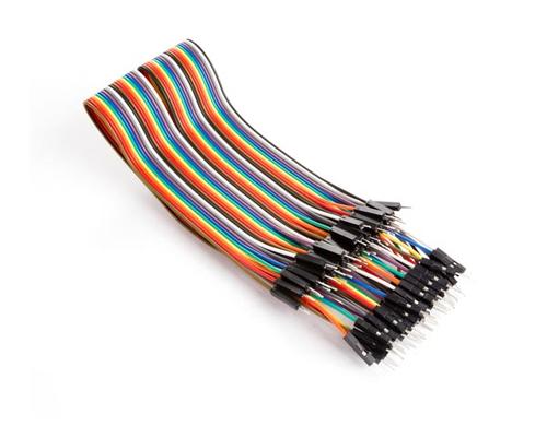 Whadda 40 PINS 30 CM  M/M JUMPER WIRE (FLAT CABLE)