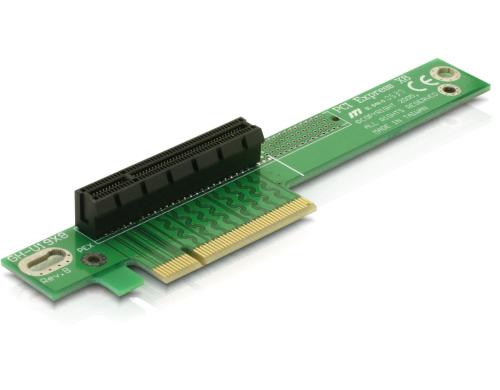 Delock PCI-Express Riserkarte, x8 zu x8 90° nach links gewinkelt