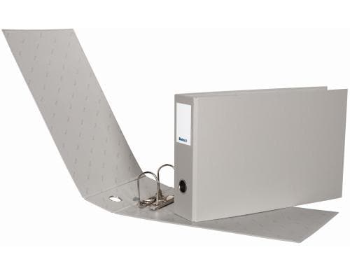 Biella Ordner Strong A4 quer 8 cm Farbe Grau, mit Strong-Mechanik